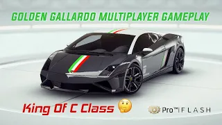 ASPHALT 9 : GOLDEN Lamborghini Gallardo Multiplayer Gameplay, King Of Class C ?🤔🤔🤔🤔