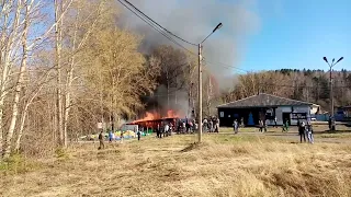 Пожар в Ветлужанке