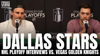 Jason Robertson & Roope Hintz React to Dallas Stars vs. Las Vegas Golden Knights WCF Matchup