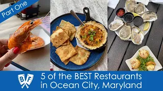 5 of the BEST Restaurants in Ocean City, Maryland