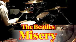 The Beatles - Misery (Drums cover from fixed angle)