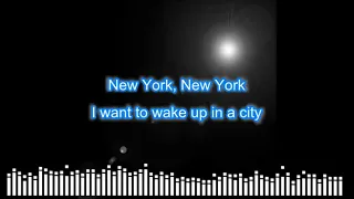 Frank Sinatra New York, New York (Karaoke with Vocals and Audio 2019)