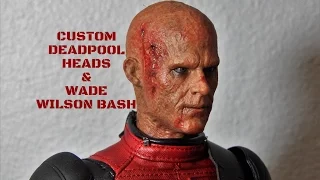 Hot Toys custom Deadpool Wade Wilson & Ryan Reynolds Heads + Bonus