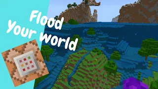 Flooding with commands -Minecraft Bedrock