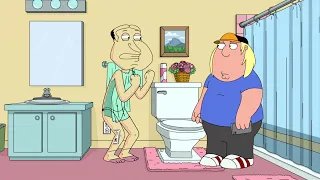 Family Guy - Quagmire camouflaged with body paint
