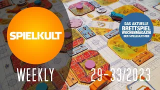 Weekly 29-33/2023 // Brettspiel-Reviews, Spieletreff, Vorschau