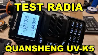 Test Radiotelefonu QUANSHENG UV-K5