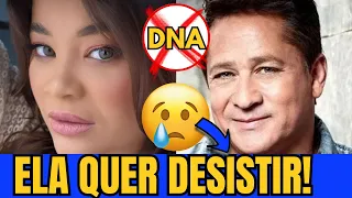 SUPOSTA FILHA DE LEONARDO. DYANE QUER DESISTIR DO EXAME DE DNA!