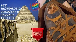 Egypt announces 2020 - New  Archaeological discovery in Saqqara 14-11-2020