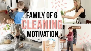 EXTREME CLEANING MOTIVATION | FAMILY OF 6 CLEAN WITH ME 2019