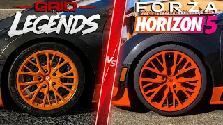 Grid Legends vs Forza Horizon 5 - Direct Comparison! Attention to Detail & Graphics! ULTRA 4K