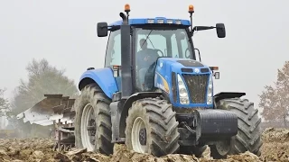 HARD PLOWING | New Holland T8040 + Trivomere Moro Lorenzo