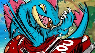 DRAGON DANCE FERALIGATR CRUSHES HIGH LADDER! Pokemon Brilliant Diamond and Shining Pearl