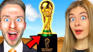 Meine FREUNDIN & ICH haben versucht die FUßBALL WM zu gewinnen... 👀🏆