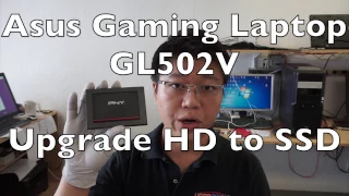 Asus GL502V / GL502VT Disassembly - HD replacement