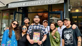 Cooking Filipino food in New York w/ Chef Anton Dayrit #filipinofoodforward 🇵🇭🔪🤜🏽