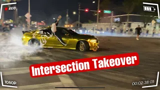 MIAMI FLORIDA INTERSECTION TAKEOVER *Hellcat gone wild*