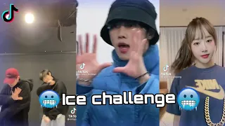 Kpop idols doing the Ice challenge🥶 on TikTok(Enhypen,BM,Target etc)