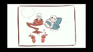 if dust sans meet dustblief papyrus be like original creator (sans comic TV)