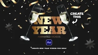 Create the Best New Year Motion Graphics for 2024 in After Effects