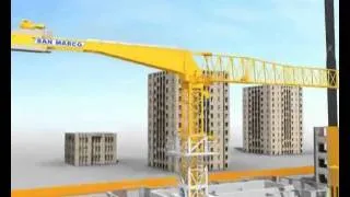 Монтаж крана 3D