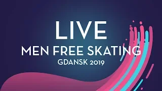 LIVE 🔴 | Men Free Skating |  Gdansk 2019