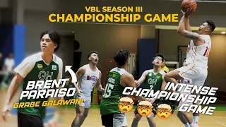 VBL Finals game kalaban sila Brent Paraiso 🔥 at GH 🏹