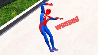 Spiderman vs Thanos GTA 5 Epic Wasted Jumps ep.46 (Euphoria Physics, Fails, Funny Moments)