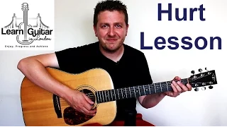 Johnny Cash - Hurt - Acoustic Guitar Lesson - FULL SONG - Drue James