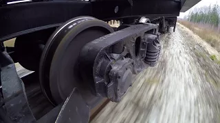 [GoPro] Тележка грузового вагона ЦНИИ-Х3-0 3 / Freight car bogie 3