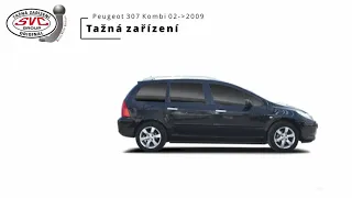 Tažné zařízení Peugeot 307 Kombi - 3H (04/2002 - 12/2009) | SVC Group