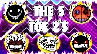 "THE 5 THEORY OF EVERYTHING 2" !!! - GEOMETRY DASH BETTER AND RANDOM LEVELS