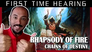 FIRST TIME HEARING CHAINS OF DESTINY - RHAPSODY OF FIRE REACTION