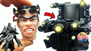 How to make G-man 4.0 and Upgraded Titan Cameraman Saw Hand with Polymer Clay. [SKIBIDI TOILET]