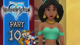 KINGDOM HEARTS 1.5 + 2.5 - KINGDOM HEARTS FINAL MIX - PART 10 - SAVING JASMINE!