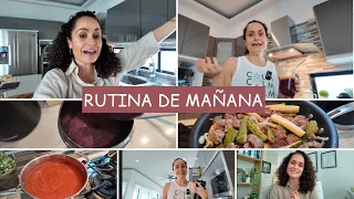 Mi Rutina De Mañana ☀️ / Mi Nutrijugos Y Nutrismoothie 🍓/ Receta De Comida Completa 😋
