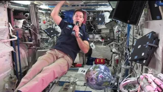 New Space Station Crew Member Discusses Life in Space with French Journalists