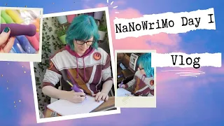 NaNoWriMo Day One Vlog! Streams and Writing By Hand!