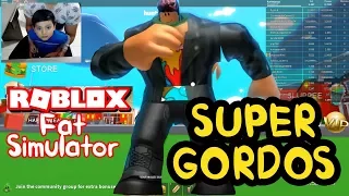 ME CONVIERTO EN EL MÁS GORDO | Roblox Super Fat Simulator 2 | Juego Roblox en Español