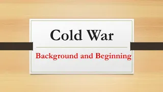 The Cold War