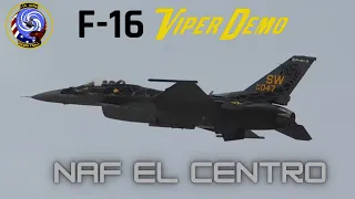 F-16 VIPER Demo 2023 | NAF EL CENTRO AIRSHOW