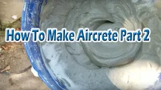 How To Make Aircrete Part 2 #Aircrete #Foamgenerator #AircreteHarry #AircreteHarryFoamGenerator