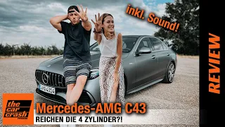 Mercedes-AMG C 43 im Test (2022) Reichen seine 4-Zylinder?! 🧡 Fahrbericht | Review | Preis | Sound