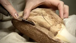 Making Classic Slip-On Shoes in Hand-Dyed Embossed Leather