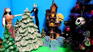Nightmare Before Christmas Tree Monster High Ornaments Jack & Sally Dolls