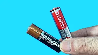 Don't throw away Old Batteries! Easy way to Restore 1.5V Battery to Like New! AMAZING