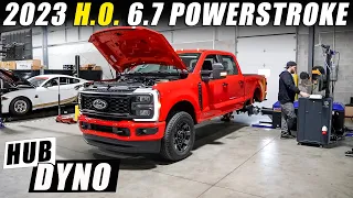 2023 Ford H.O. 6.7 Powerstroke on a HUB DYNO - HAD ISSUES!