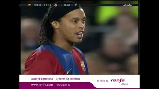 Barcelona 3 3 Real Madrid - Liga 2006-07 (Full Match)