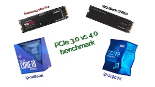 PCIe 4.0 SSD test WD Black SN850 vs Samsung 980 Pro with 10th and 11th gen. Intel i9) ENG SUB