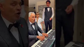 Matteo Bocelli on TikTok - singing The Greatest Gift With Andrea Bocelli and Virginia Bocelli